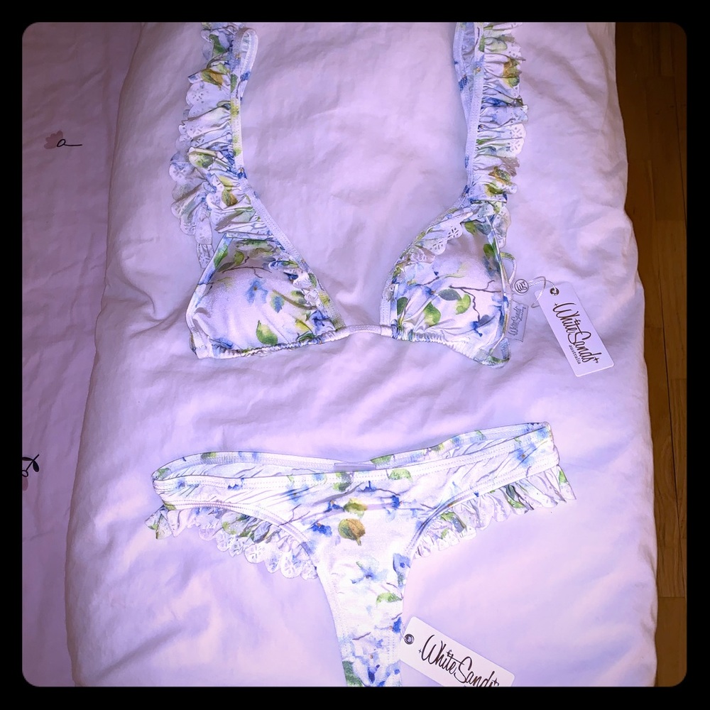 White sands bikini set